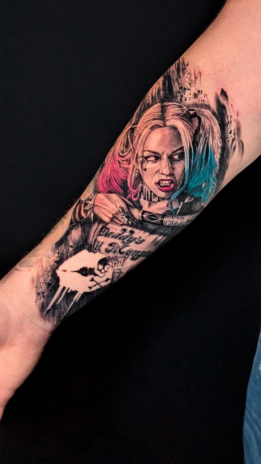 Harley Quinn — Sole at LayLow Tattoo Zakynthos